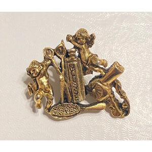 Vintage Camco Hairdresser Angel Lapel Pin